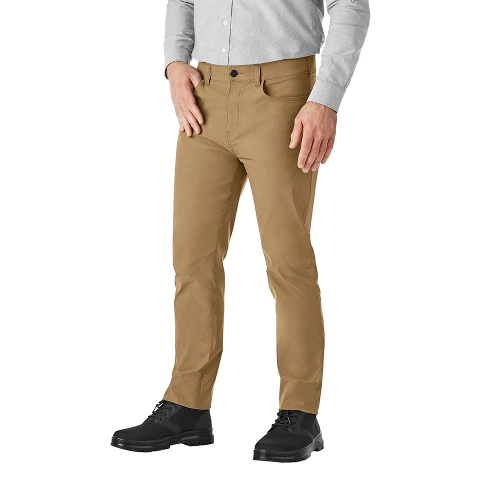 Member's Mark Denali Travel Performance Pant 36x32 Moccasin Brown Stretch NWT